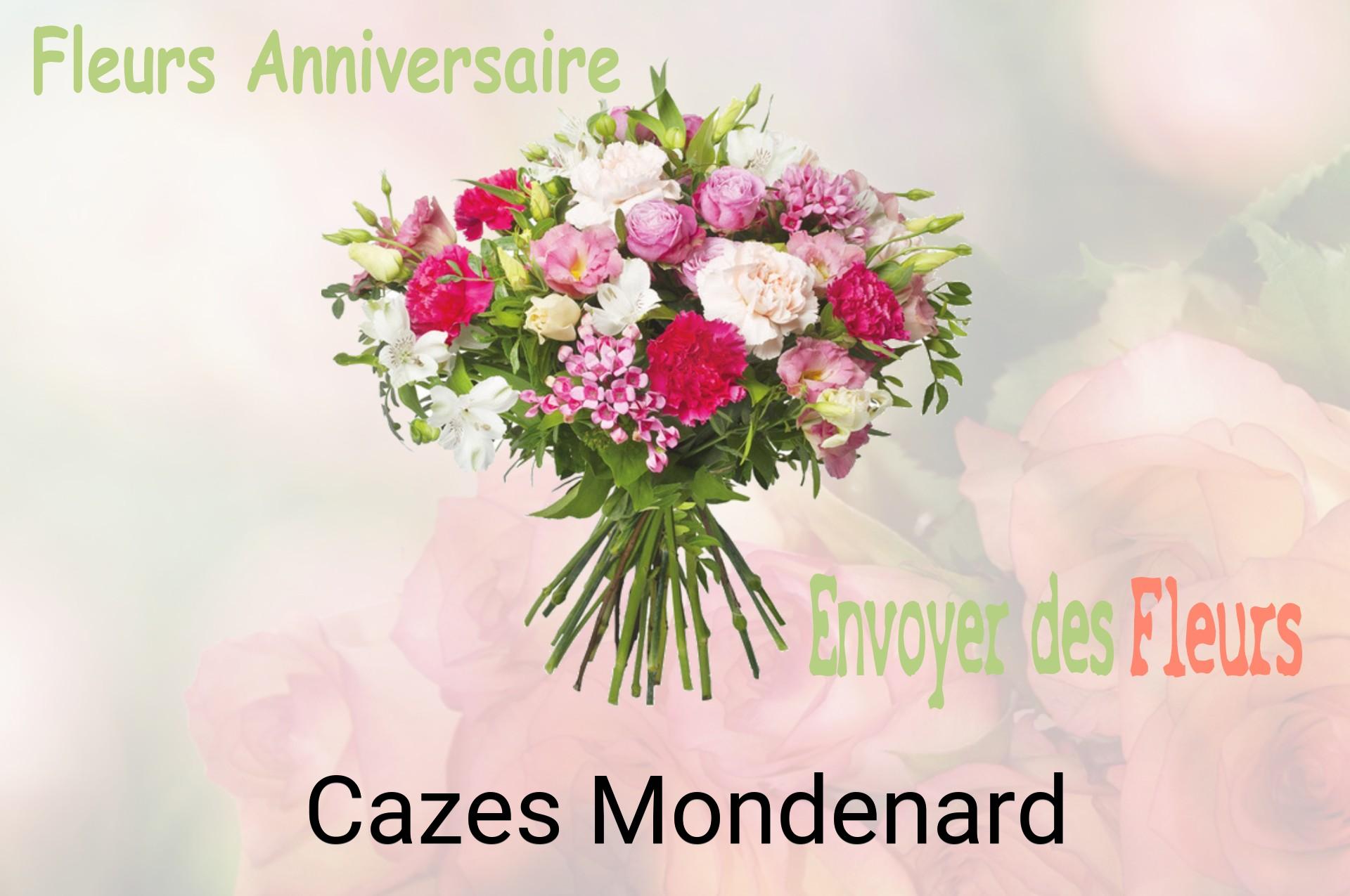 Bouquet de fleurs d’anniversaire livré à Cazes-Mondenard