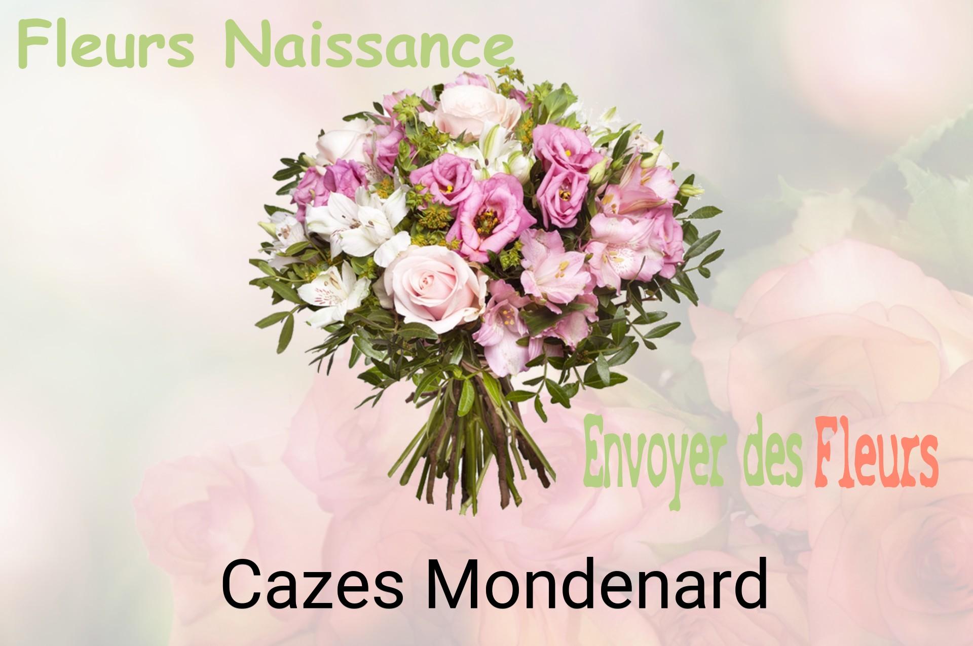Bouquet de fleurs de naissance livré à Cazes-Mondenard